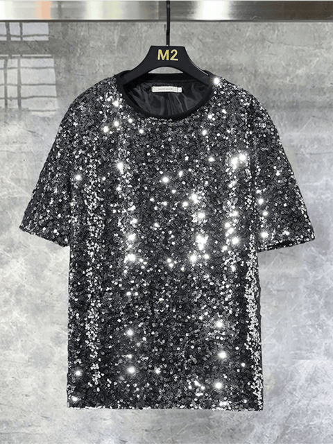 Silver Man Sequin Shirt