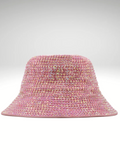 Pink Rhinestones Bucket Hat