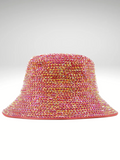 Watermelon_Red Rhinestones Bucket Hat