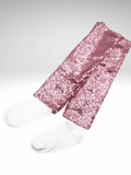 Pink Michael Jackson Glitter Socks