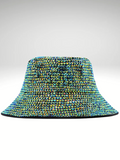 Green Rhinestones Bucket Hat