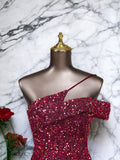 Split Sequin Dresses With Straps