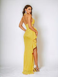 Yellow Sequin  Dress