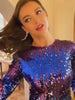 Moovie Rainbow Sequin Dress